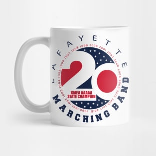 Lafayette Band 20 State Champs Mug